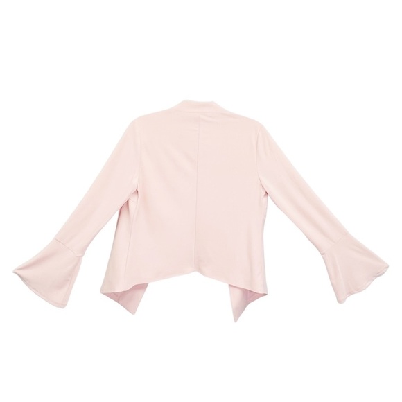 Adrianna Pappel Women’s Jacket Pink Size Small Open-Front Bell Sleeves Suit New - Picture 6 of 9